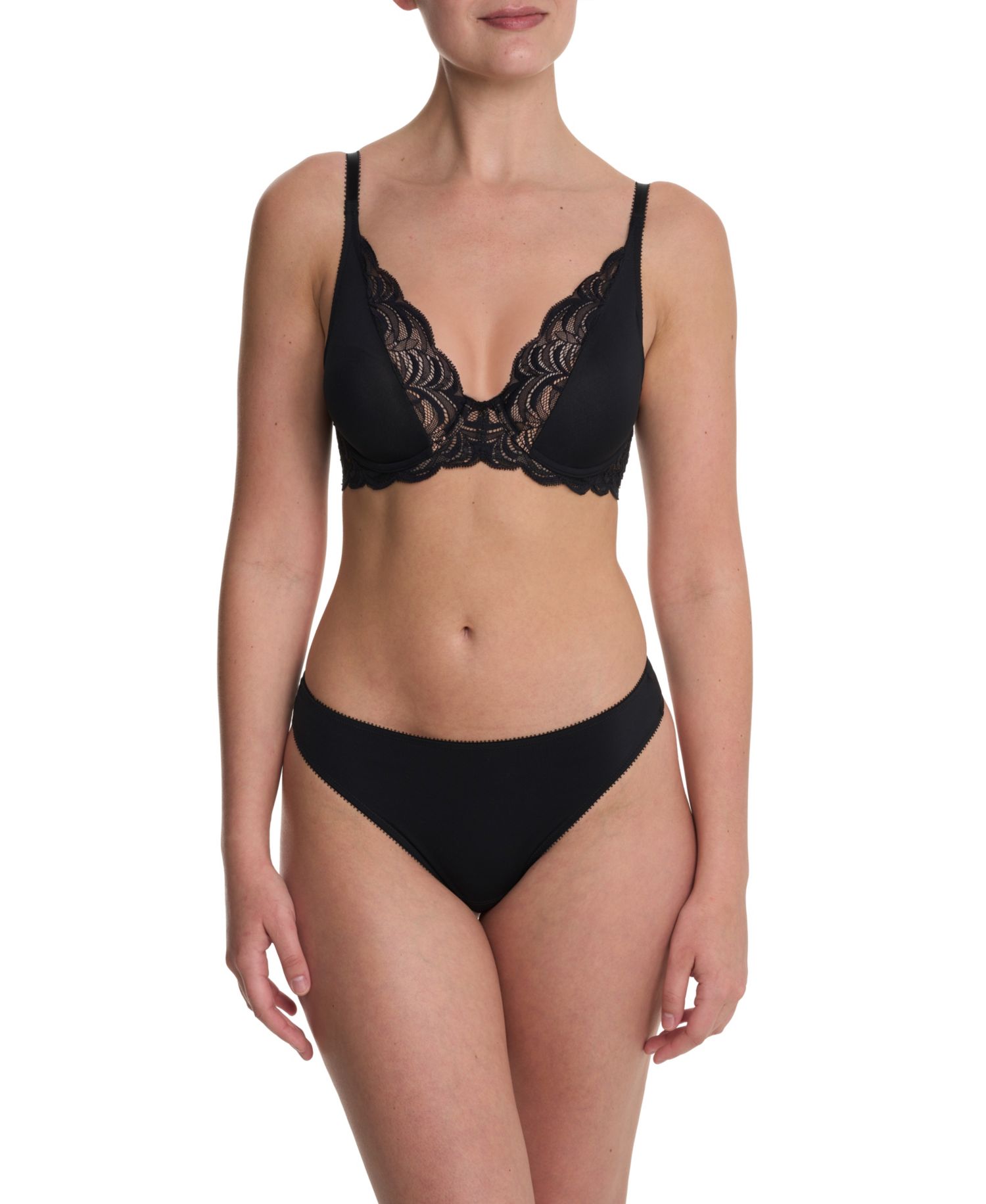 Persuasion Stretch Lace Minimal Rear Coverage Thong 771356