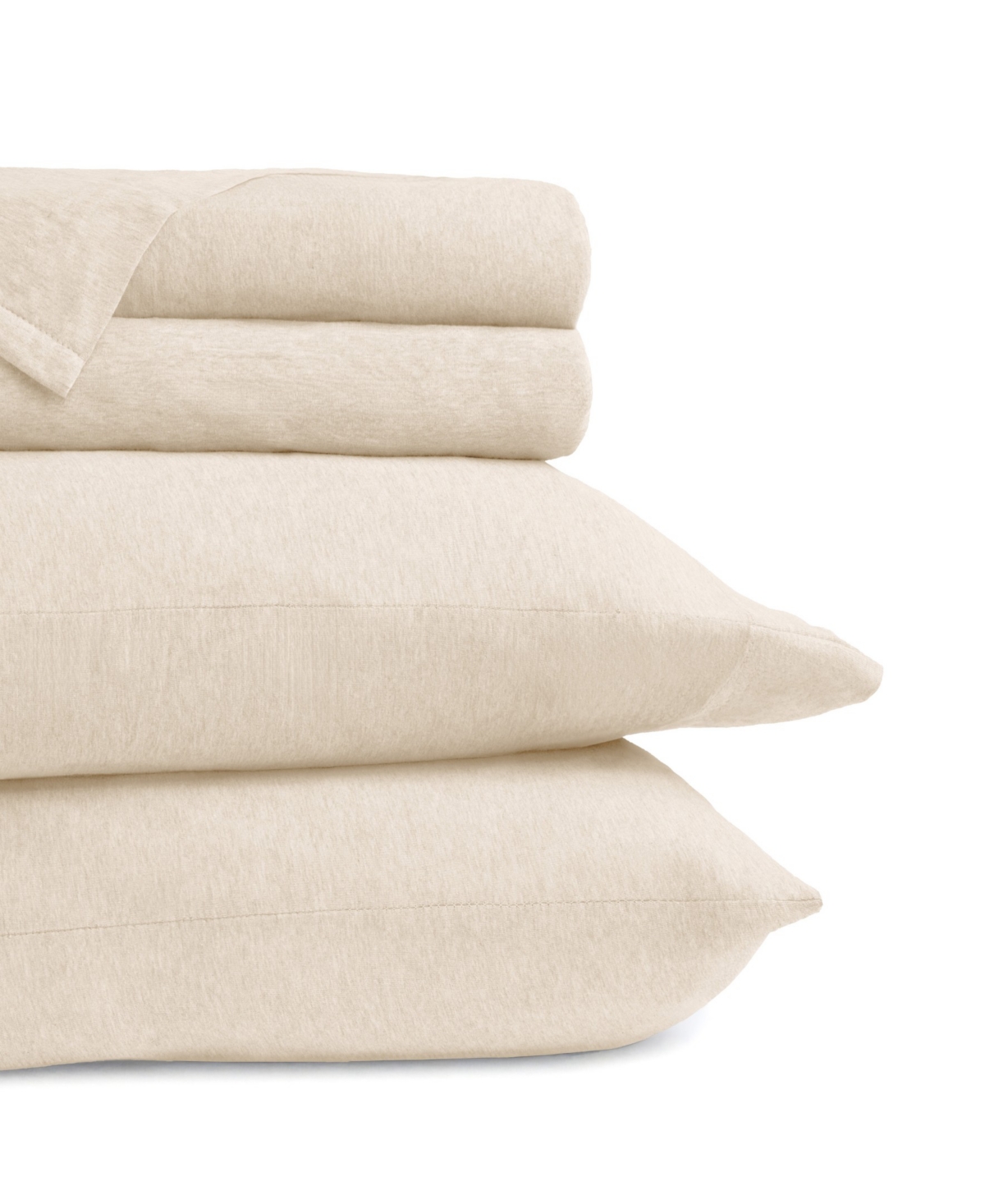 Ienjoy Home Jersey Cotton 3-pc. Sheet Set, Twin In Pink