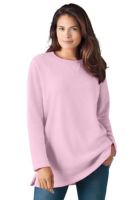 Plus Size Within Crewneck Ultra Soft Sherpa Sweatshirt