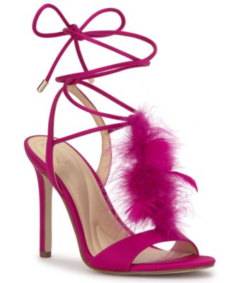Jessica Simpson - Women's Jenzin Feather Wrap Dress Sandals