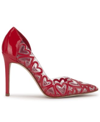 Women's Palvin Vinyl Heart Stiletto Pumps