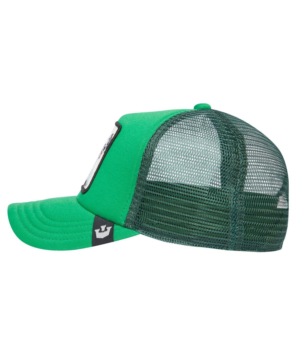 Goorin Bros Big Boys And Girls Kelly Green Playtime Trucker Adjustable Hat In Multi