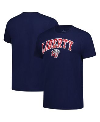 Fanatics Unlabeled - Men's Navy Liberty Flames Basic Arch T-Shirt