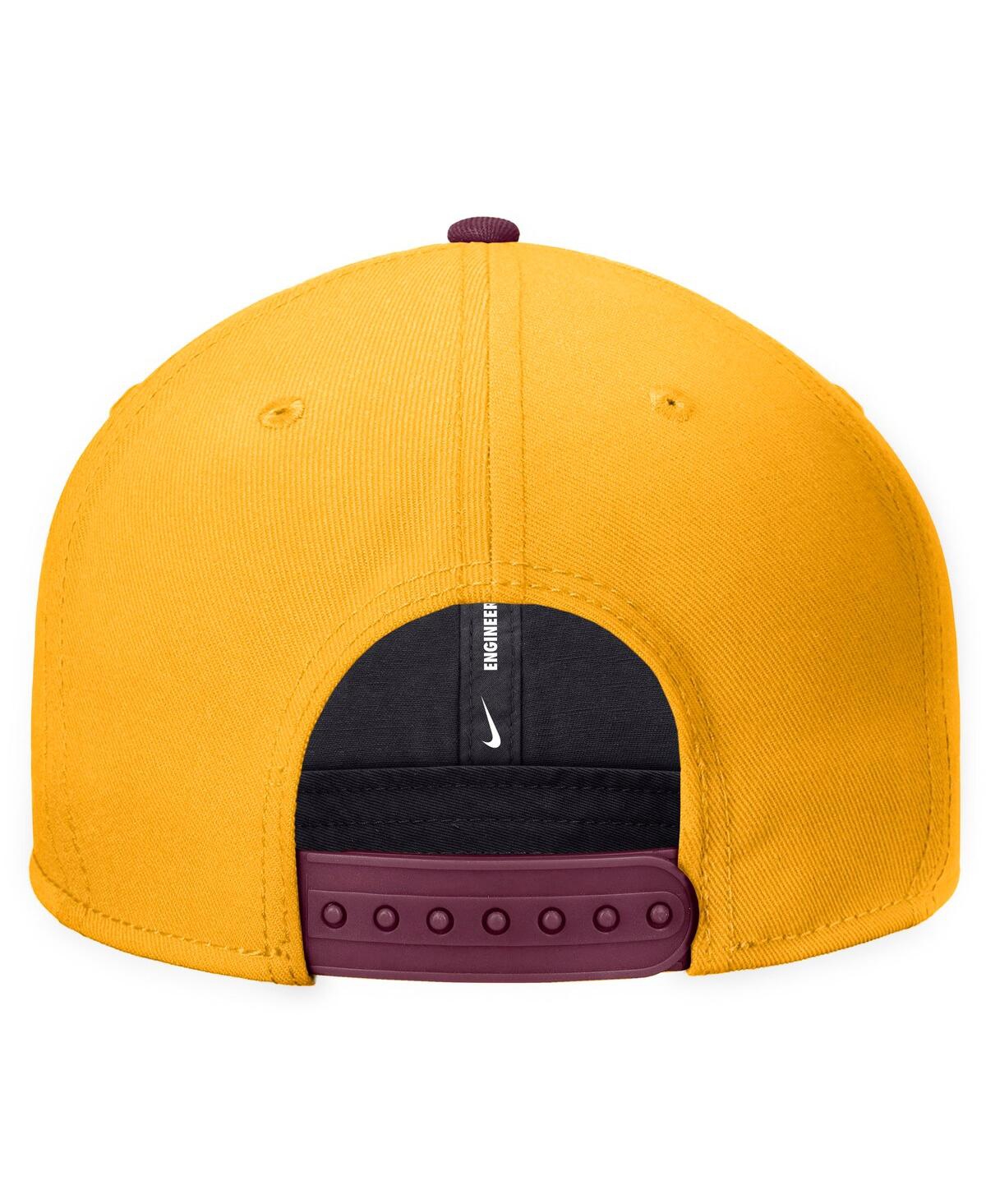 Nike Men's Gold Minnesota Golden Gophers Vintage Script Pro Dri-fit Snapback Hat