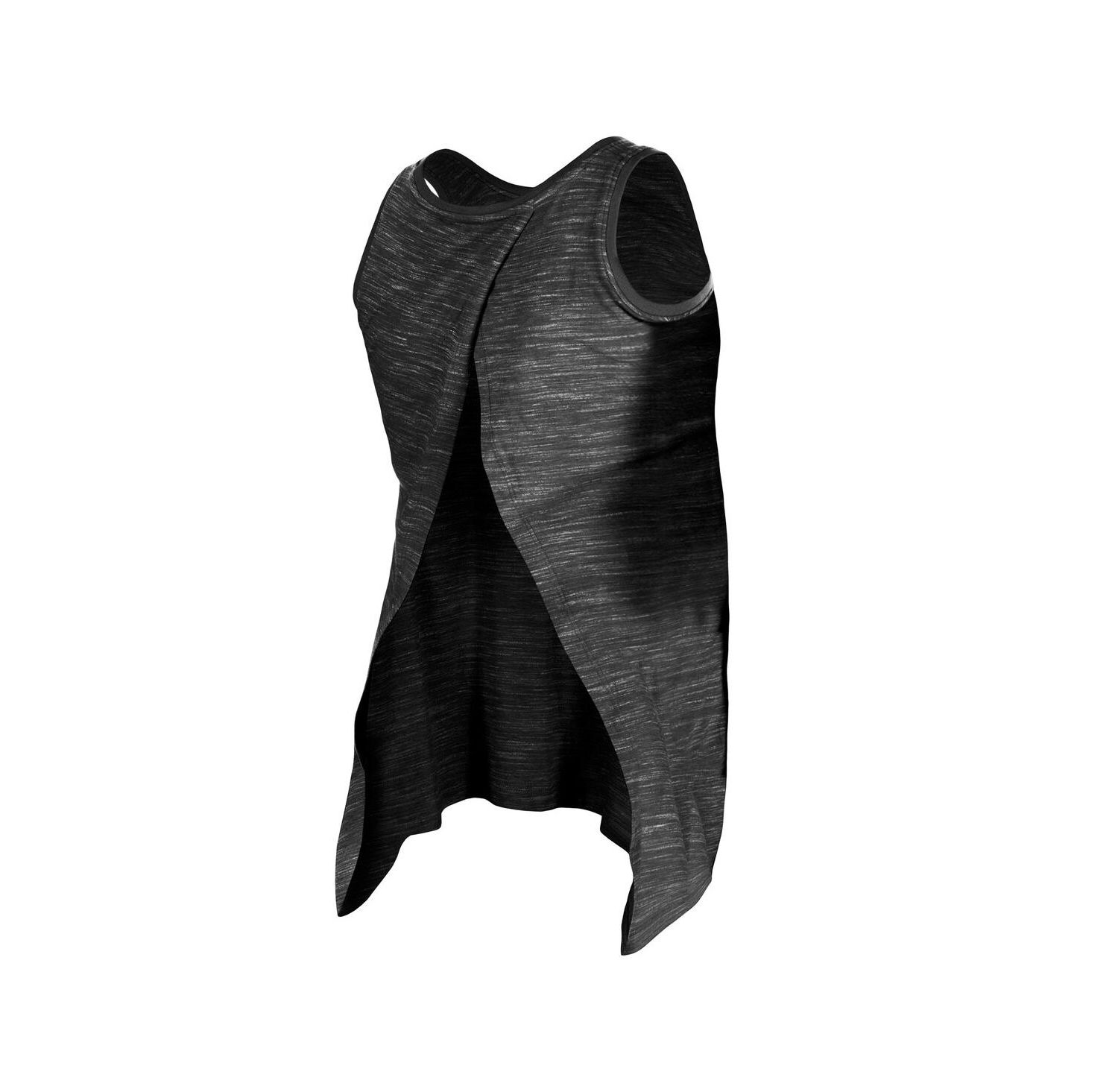 Women's Black Las Vegas Raiders Space Dye Active Tank Top
