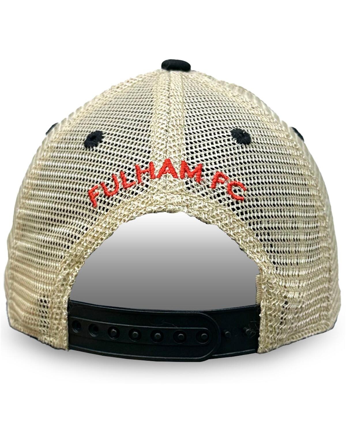 1863fc Men's Black Fulham Trucker Adjustable Hat In Black