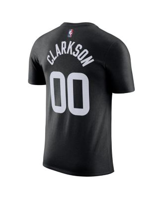Men's Jordan Clarkson Black Utah Jazz Statement Edition Name Number T-Shirt