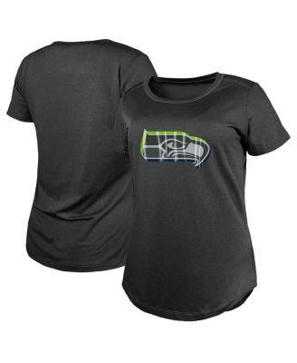 New Era - Women's Charcoal Seattle Seahawks 2024 NFL Draft T-shirt