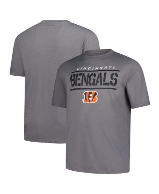 Fanatics - Men's Heather Gray Cincinnati Bengals Big Tall Top Notch T-shirt