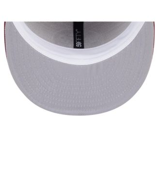 Men's Khaki Florida State Seminoles Throwback Two-Tone 59FIFTY Fitted Hat