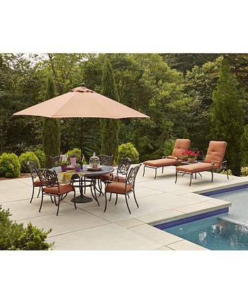 Furniture - Chateau Outdoor Patio , 3 Piece Dining Set (2 Chaise Lounges, 1 End Table)