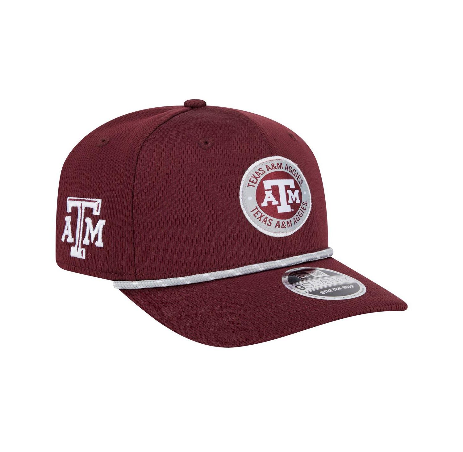 Men's Maroon Texas A&M Aggies COOLERA 9SEVENTY Rope Stretch-Snap Hat