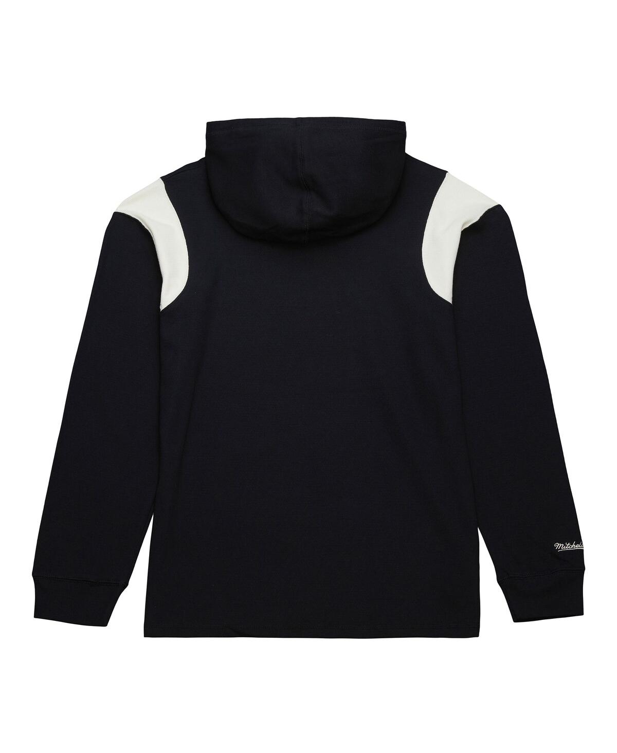 Mitchell & Ness Men's Black Tennessee Volunteers Thermal Lightweight Hoodie In Black