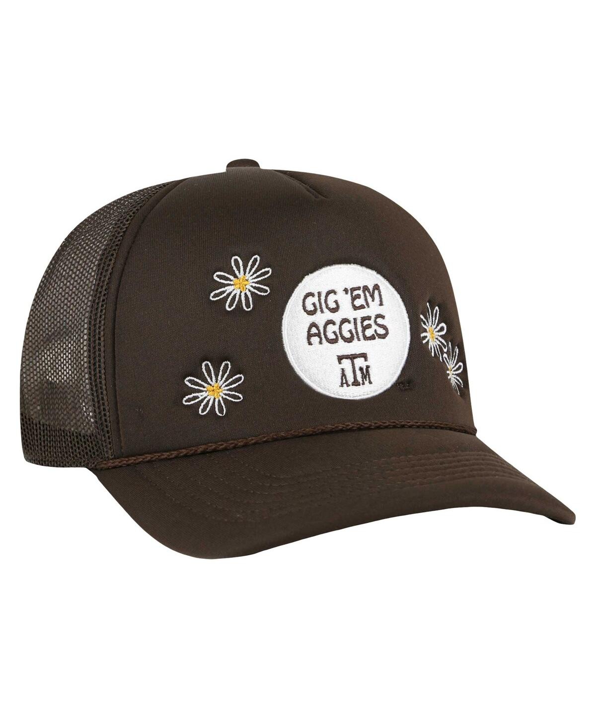 47 Brand Women's Brown Texas A&m Aggies Tamu Radical Hitch Trucker Adjustable Hat In Brown