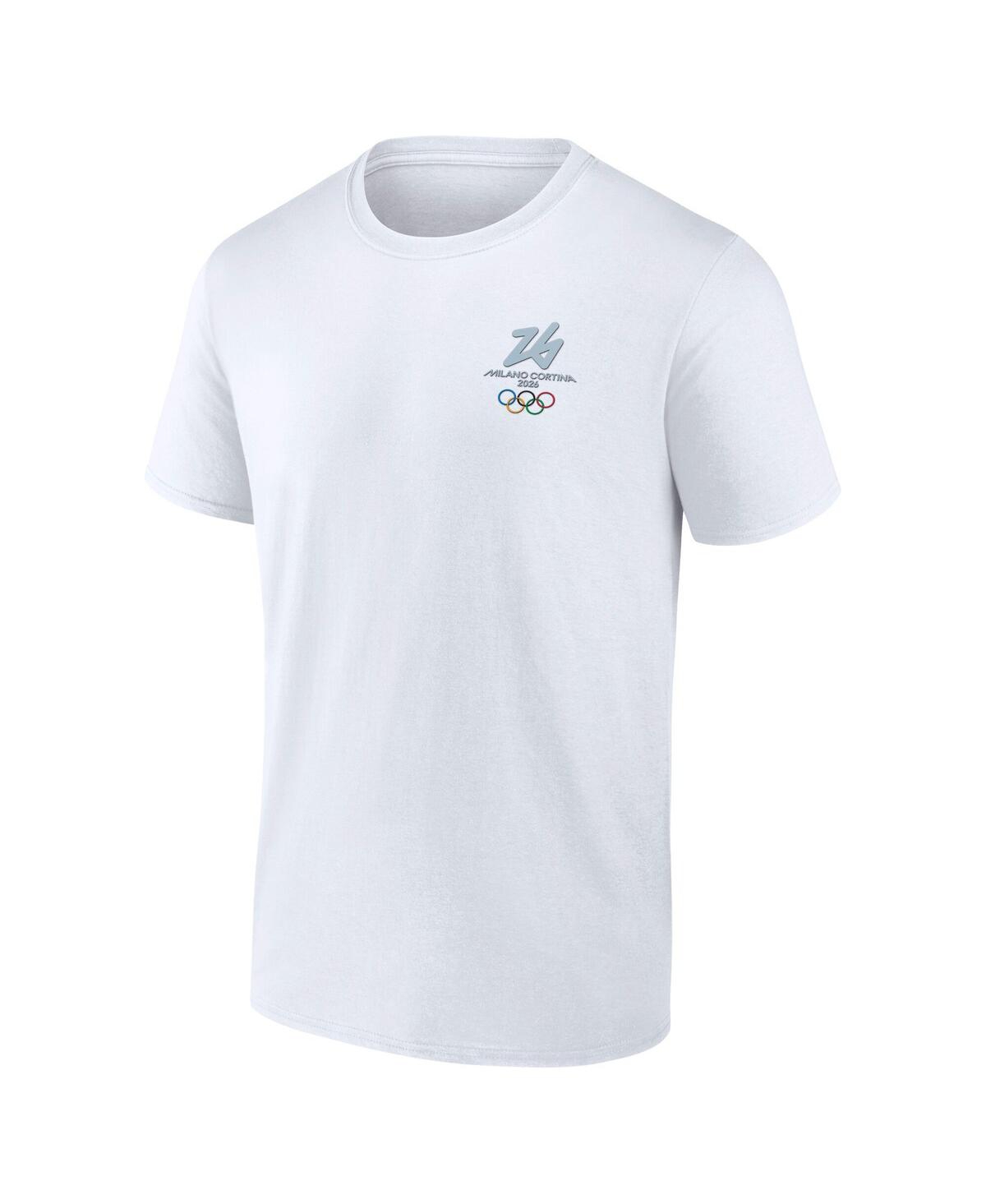 Fanatics Men's White Milano Cortina 2026 Winter Olympics Essentials T-shirt In White