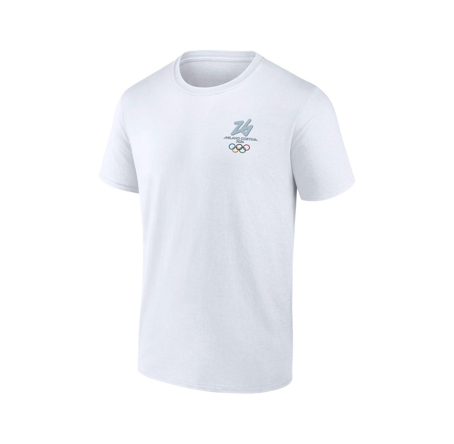 Men's White Milano Cortina 2026 Winter Olympics Essentials T-Shirt