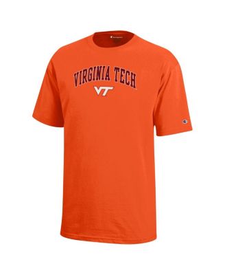 Big Boys and Girls Orange Virginia Tech Hokies Arch Over Logo T-Shirt
