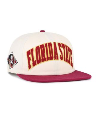 '47 Brand - Men's and Women's Natural Florida State Seminoles Crossover Off Hand Captain Adjustable Hat