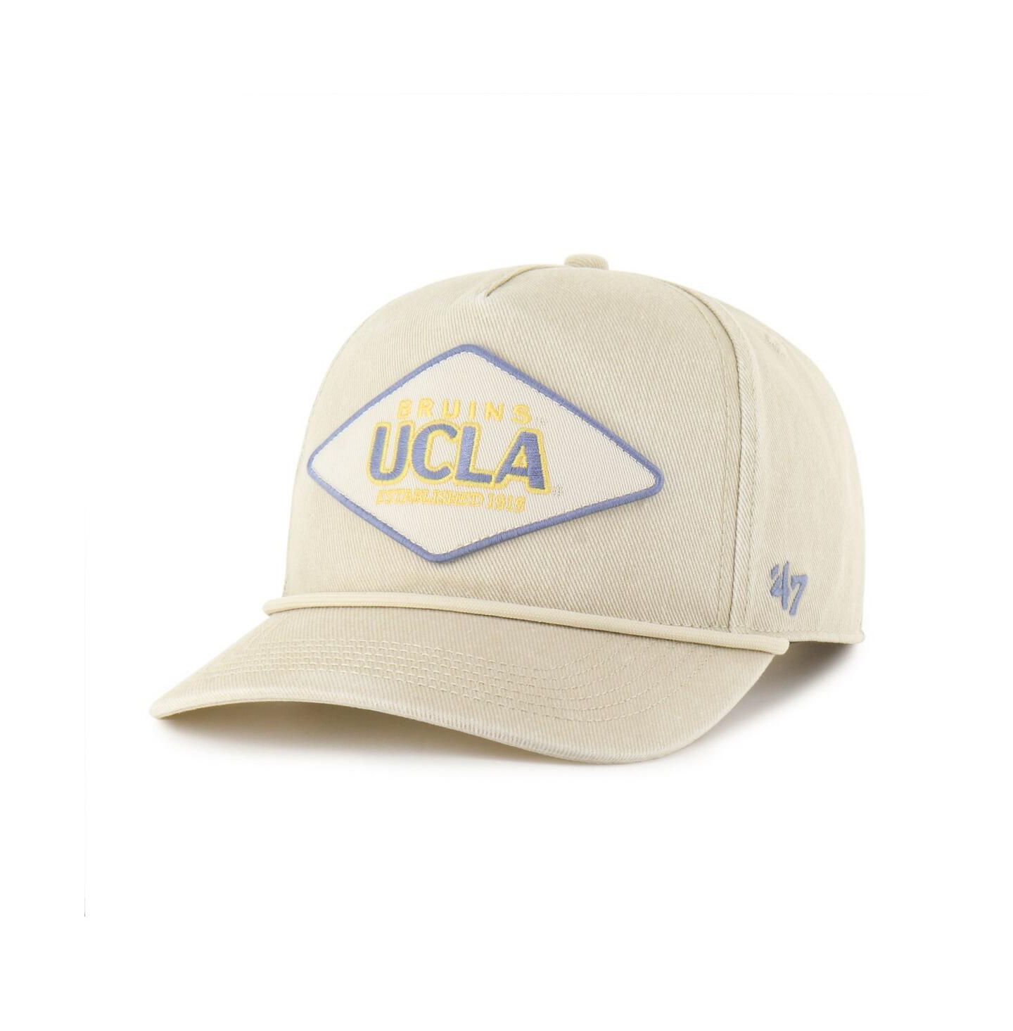 Кепка '47 Brand Cream Ucla Bruins Outdoorsmen Cairn Hitch Adjustable Hat — фото 2