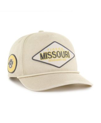 '47 Brand - Men's and Women's Cream Missouri Tigers Outdoorsmen Cairn Hitch Adjustable Hat