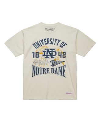 Men's Cream Notre Dame Fighting Irish Heritage Scholar T-Shirt