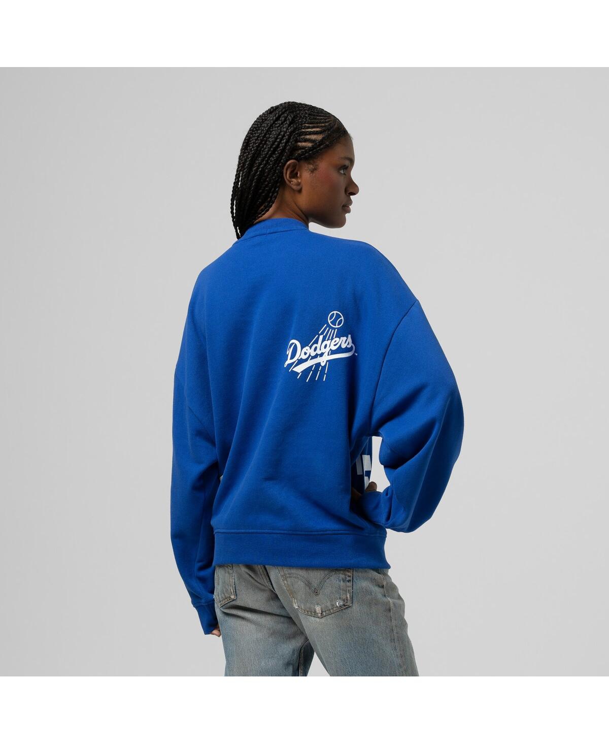 Mitchell & Ness Women's Royal Los Angeles Dodgers Cooperstown Collection Crewneck Sweatshirt