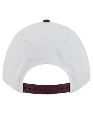 Men's White/Maroon Minnesota Golden Gophers Arch Two-Tone Rope 9FORTY A-Frame M-Crown Adjustable Hat
