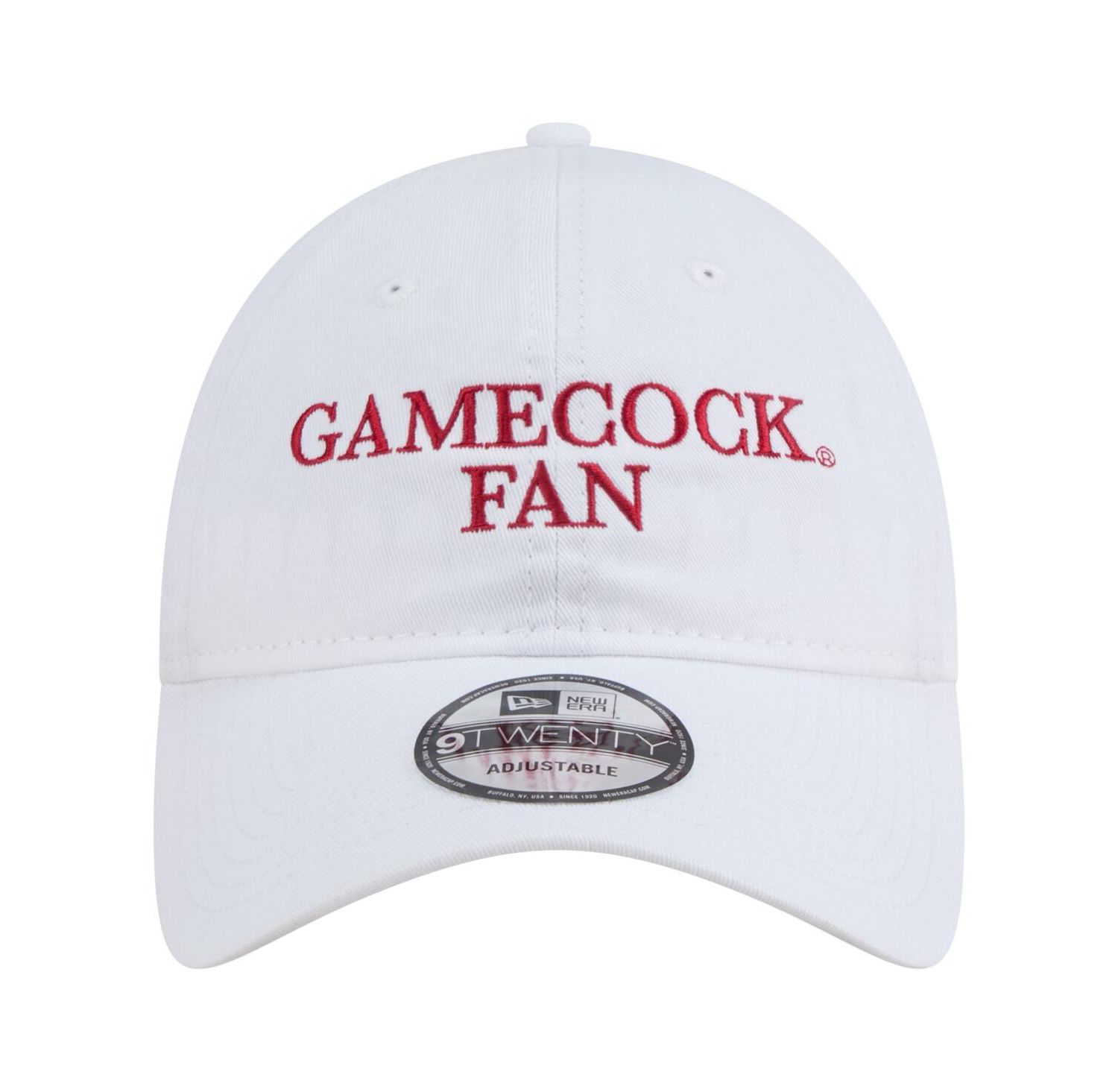 Men's White South Carolina Gamecocks Fan 9TWENTY Adjustable Hat
