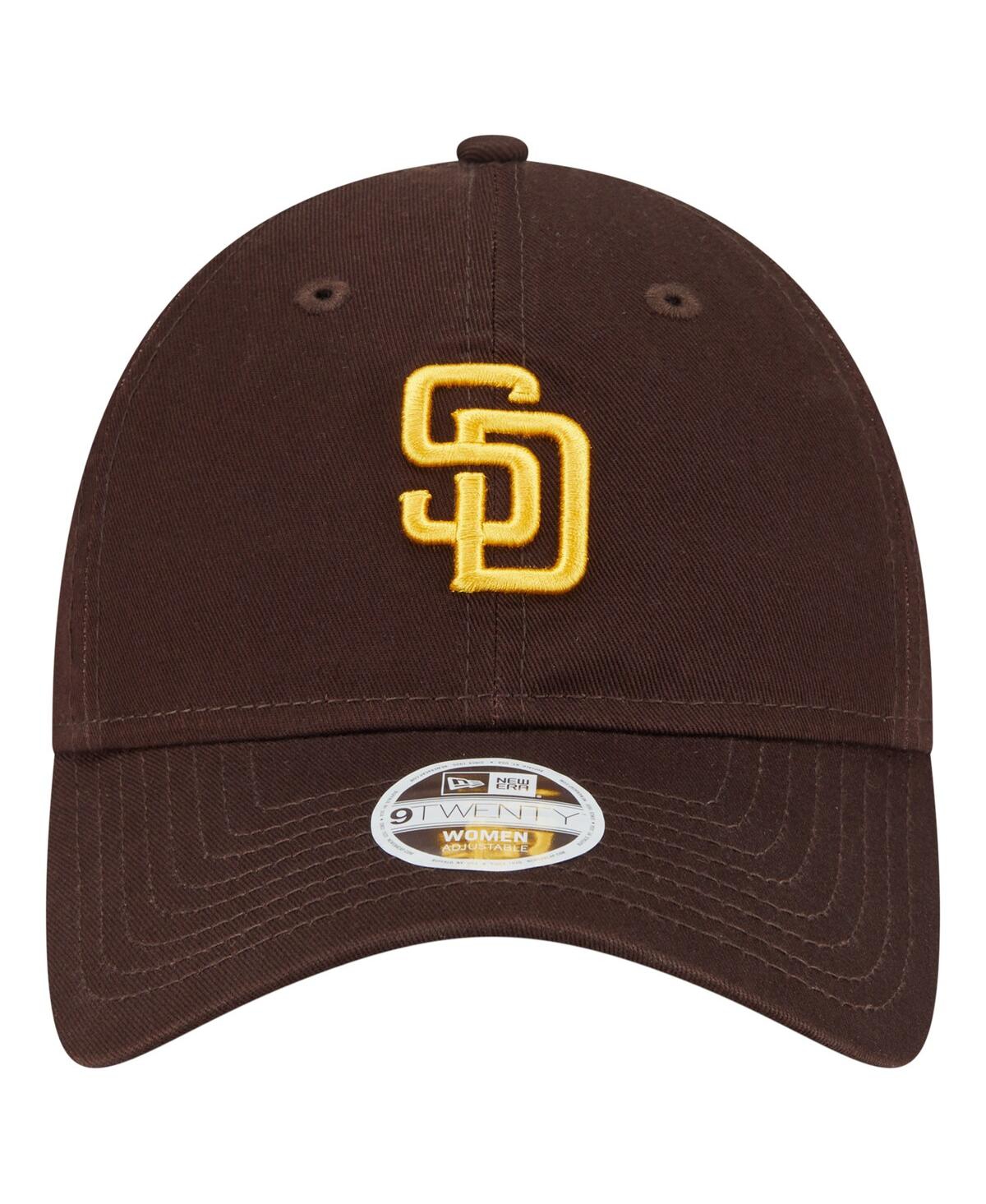 New Era Women's Brown San Diego Padres Ornament 9twenty Adjustable Hat In Brown