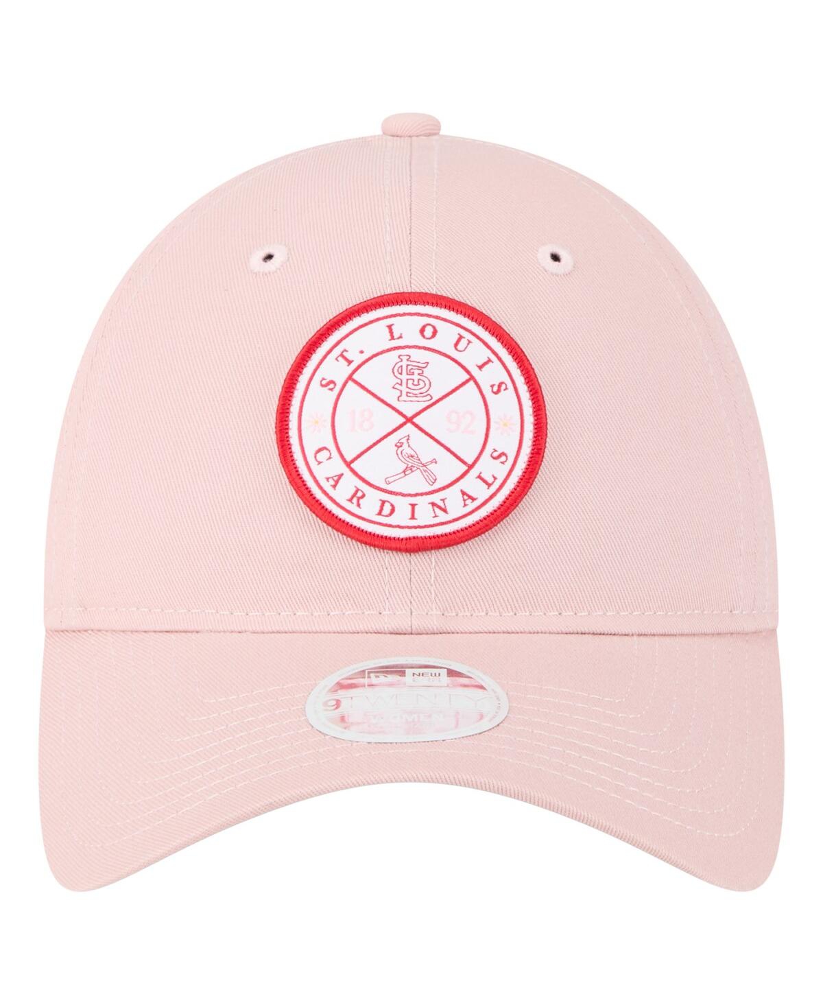 New Era Women's Pink St. Louis Cardinals Bloom 9twenty Adjustable Hat In Pink