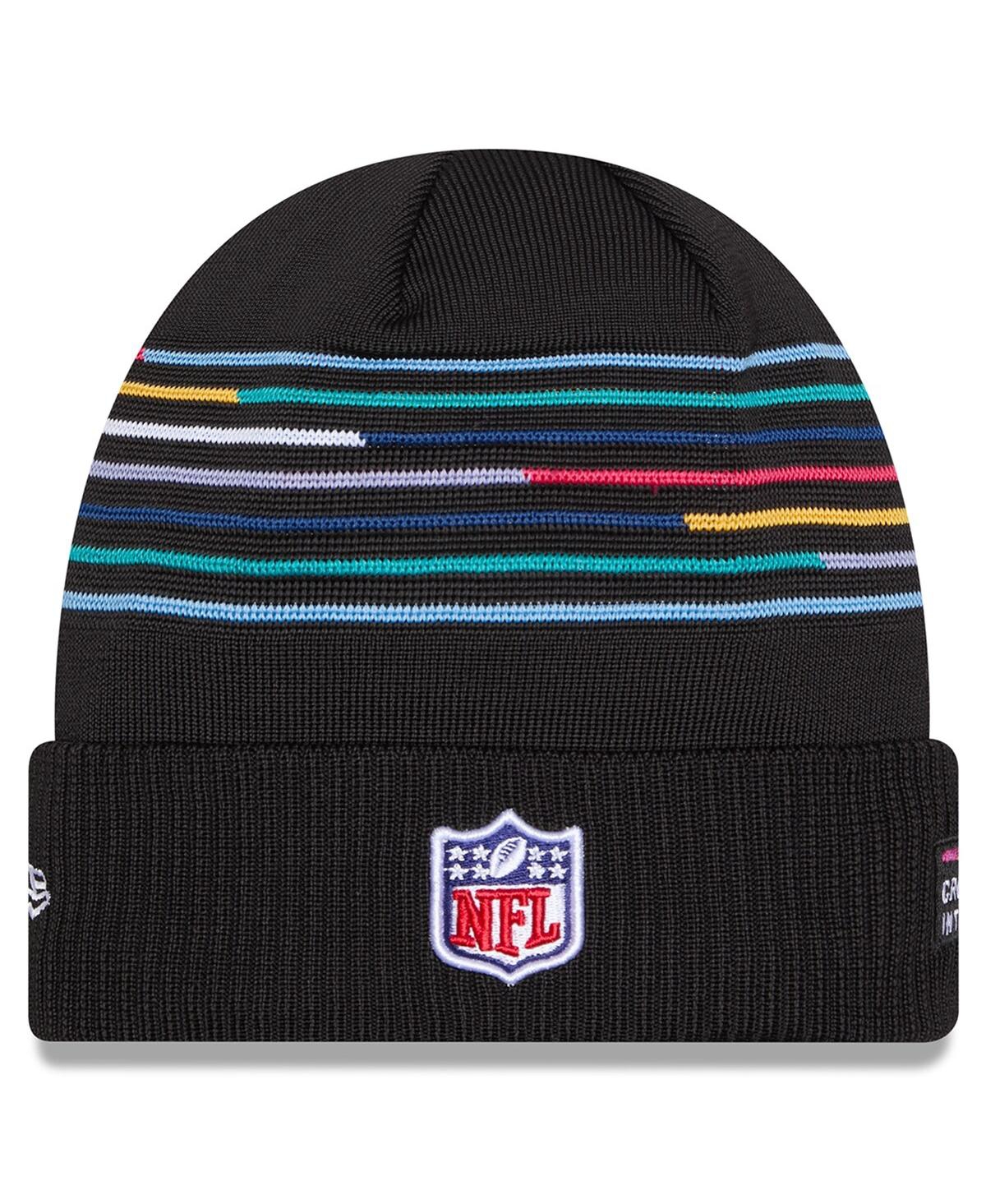 New Era Men's Black Seattle Seahawks 2025 Nfl Crucial Catch Cuffed Knit Hat