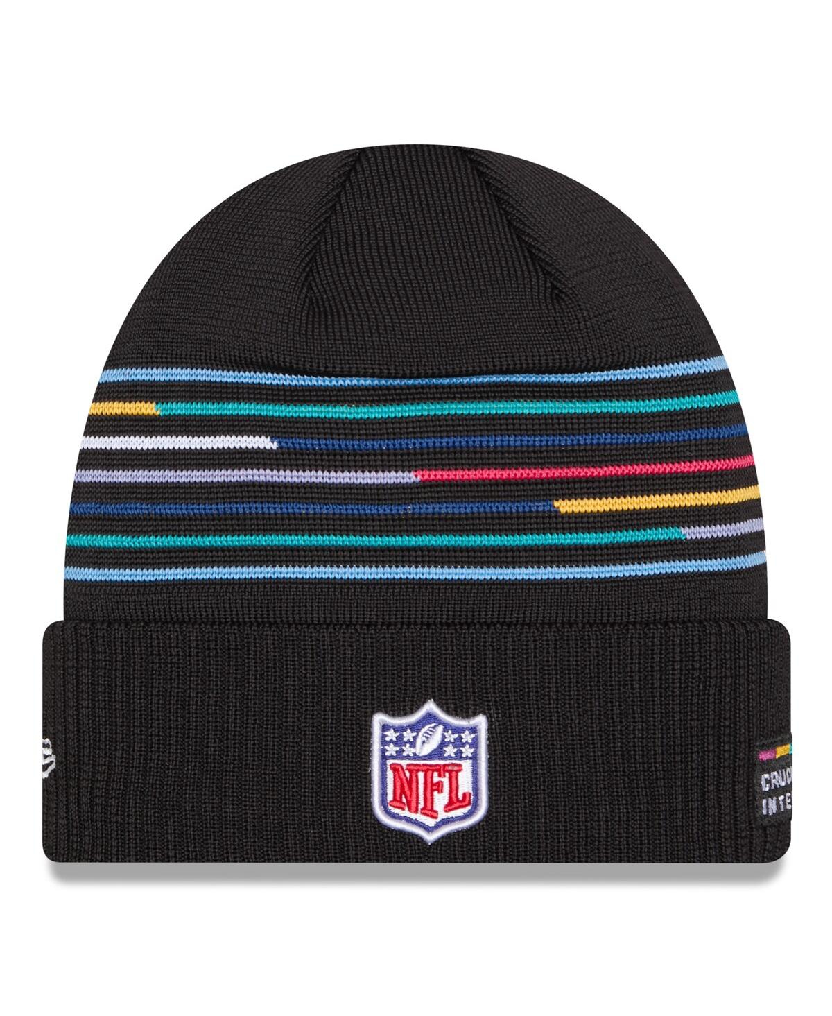 New Era Men's Black Cincinnati Bengals 2025 Nfl Crucial Catch Cuffed Knit Hat