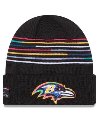 New Era - Men's Black Baltimore Ravens 2025 NFL Crucial Catch Cuffed Knit Hat
