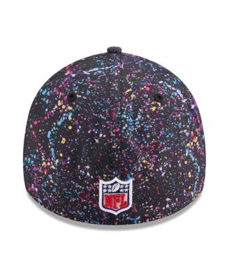 Men's Black Atlanta Falcons 2025 NFL Crucial Catch 39THIRTY Flex Hat