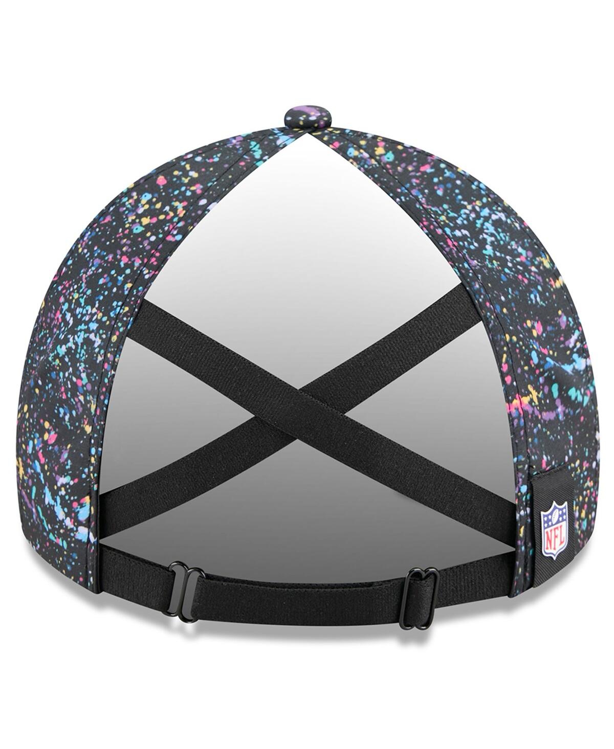 New Era Women's Black Tampa Bay Buccaneers 2025 Nfl Crucial Catch Pony Tail Adjustable Hat In Black