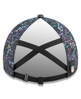 Women's Black Dallas Cowboys 2025 NFL Crucial Catch Pony Tail Adjustable Hat