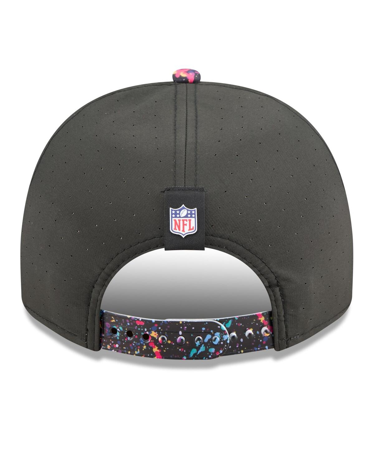 New Era Men's Black Pittsburgh Steelers 2025 Nfl Crucial Catch A-frame 9fifty Snapback Hat In Gray