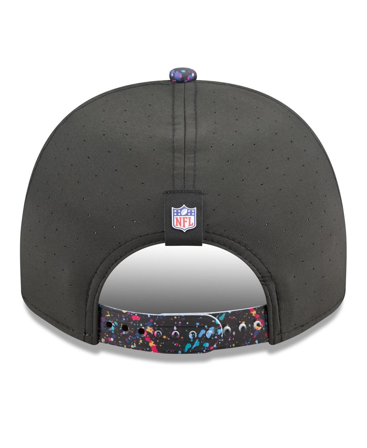 New Era Men's Black Los Angeles Chargers 2025 Nfl Crucial Catch A-frame 9fifty Snapback Hat In Black