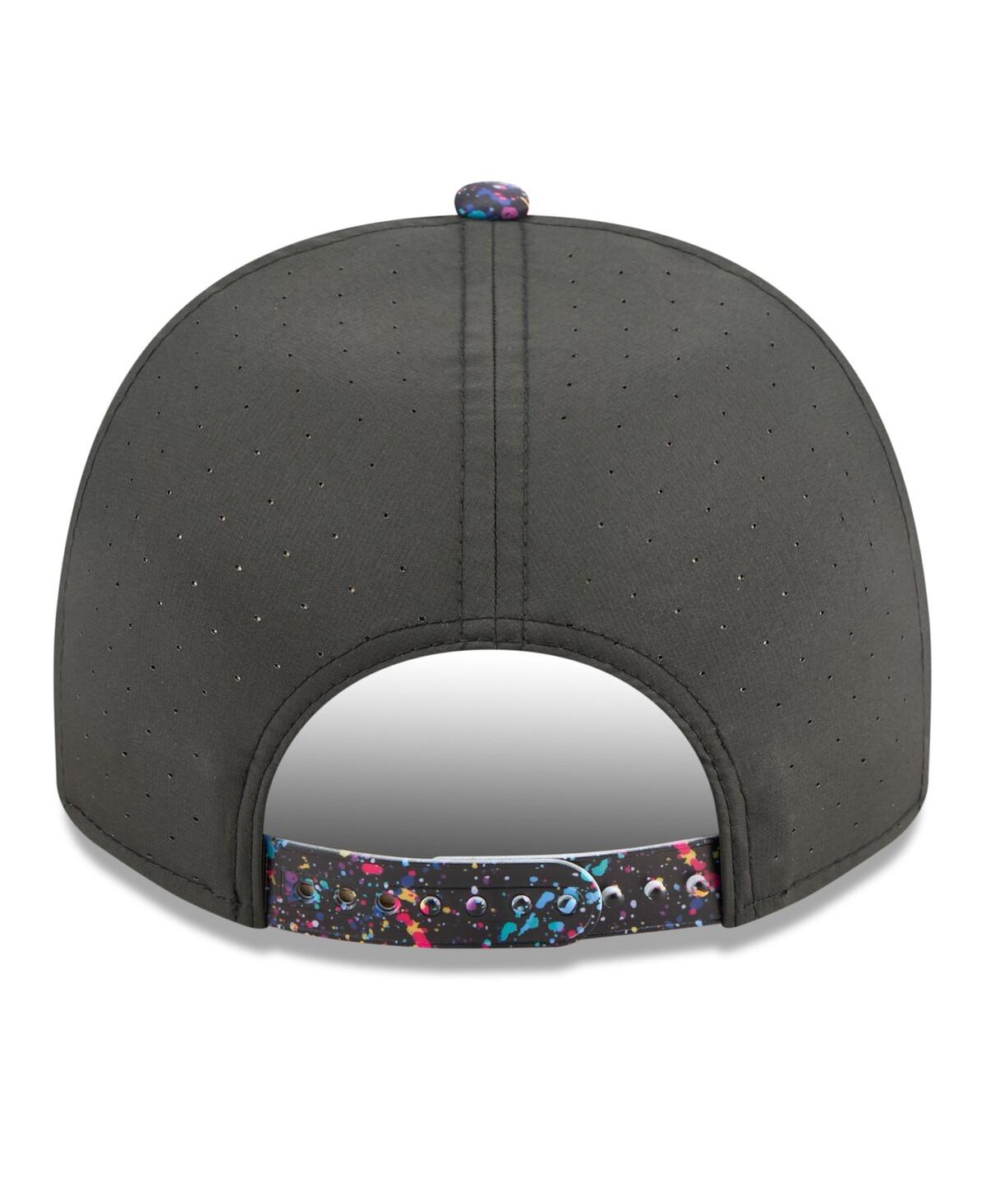 New Era Men's Black Atlanta Falcons 2025 Nfl Crucial Catch A-frame 9fifty Snapback Hat In Black