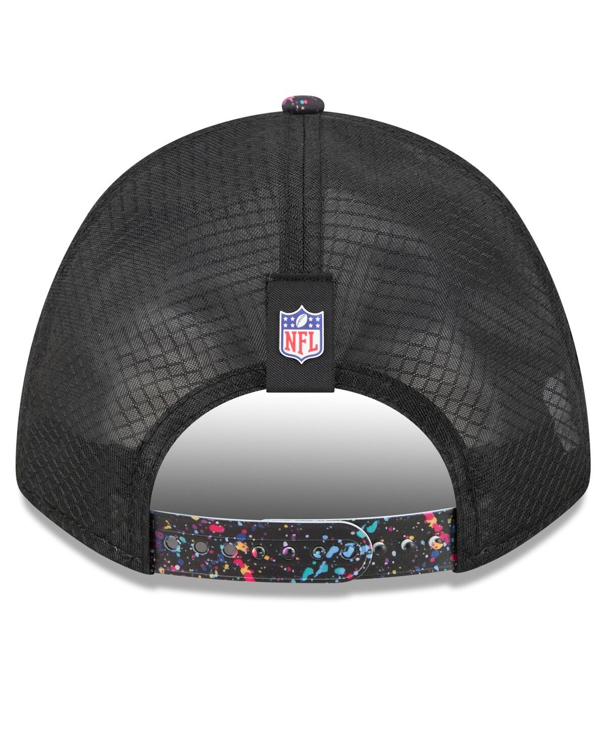 New Era Men's Black Shield Logo 2025 Nfl Crucial Catch 9forty Adjustable Hat In Black