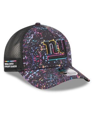 New Era - Big Boys and Girls Black New York Giants 2025 NFL Crucial Catch 9FORTY Adjustable Hat