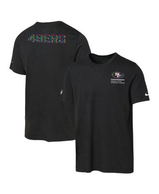 Nike - Big Boys and Girls Black San Francisco 49ers 2025 NFL Crucial Catch Tri-Blend Dri-FIT T-shirt