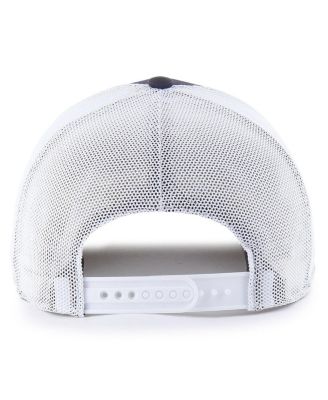 Men's Navy West Virginia Mountaineers Rangefinder Brrr Trucker Adjustable Hat