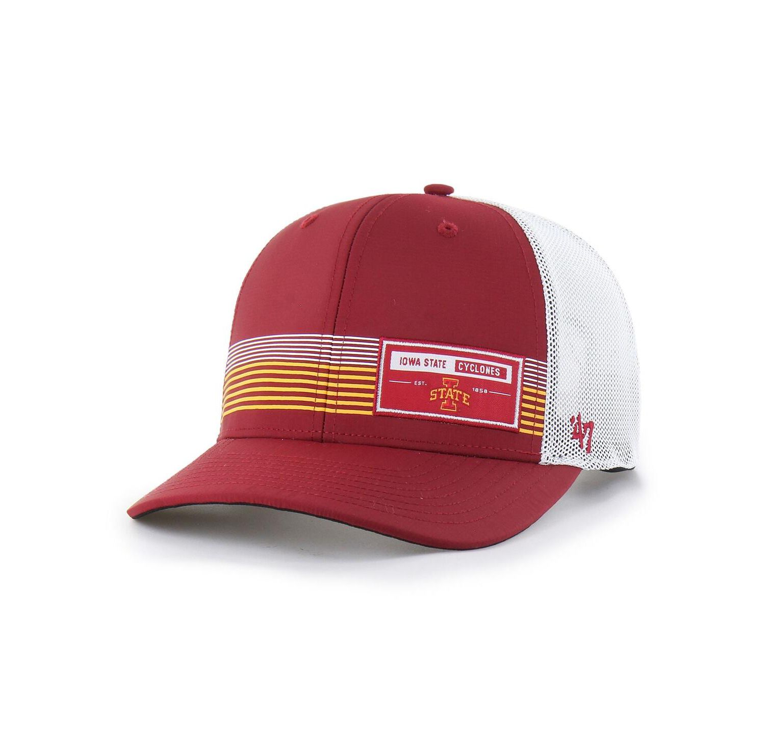 Men's Cardinal Iowa State Cyclones Rangefinder Brrr Trucker Adjustable Hat