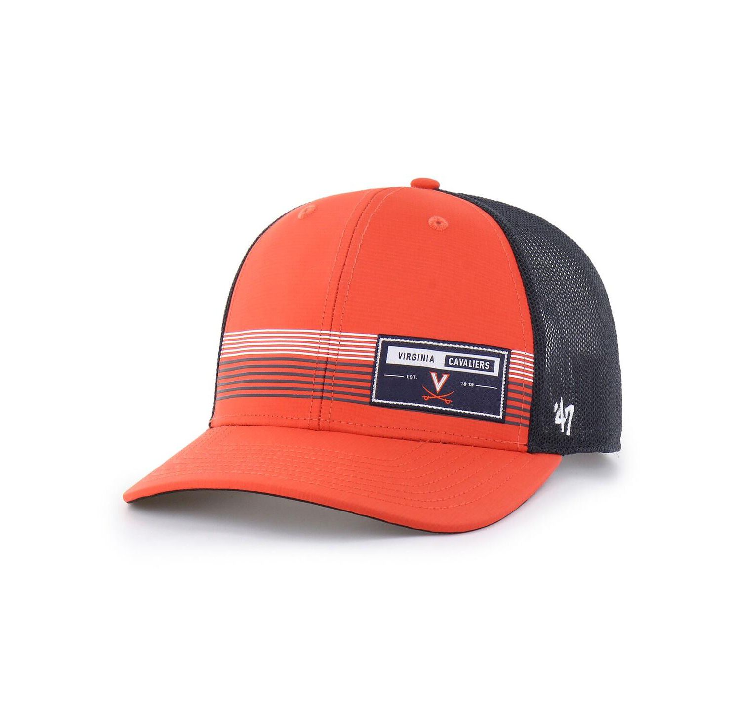 Men's Orange Virginia Cavaliers Rangefinder Brrr Trucker Adjustable Hat