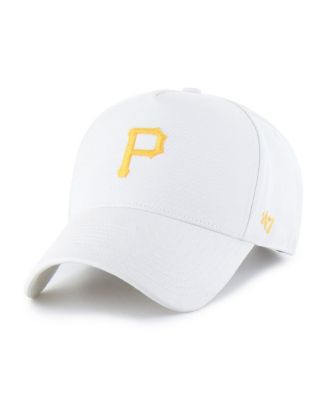 Men's White Pittsburgh Pirates Foundational Pinch Offside Adjustable Hat