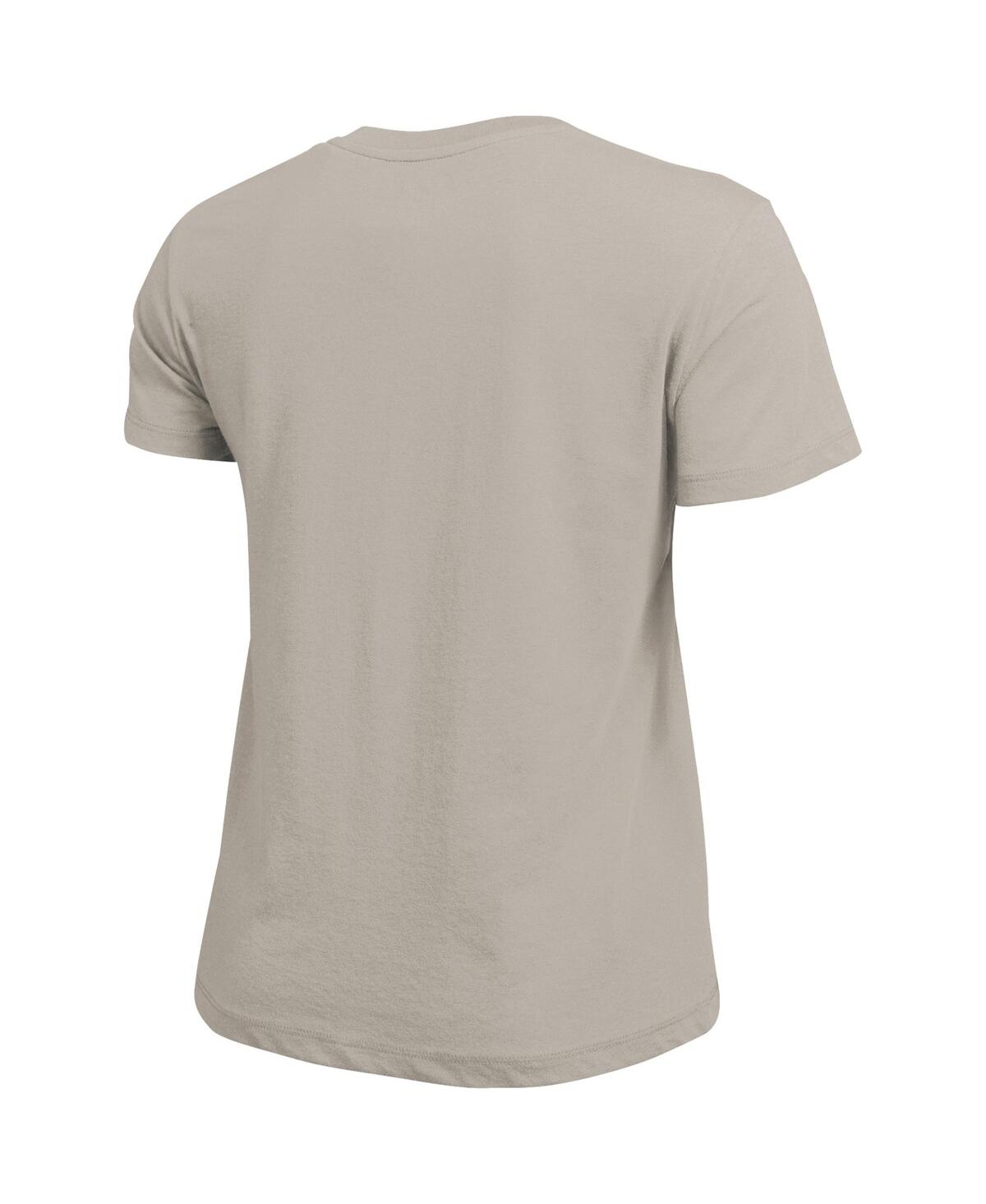 Champion Women's Gold Notre Dame Fighting Irish Arched Over Logo T-shirt In Neutral