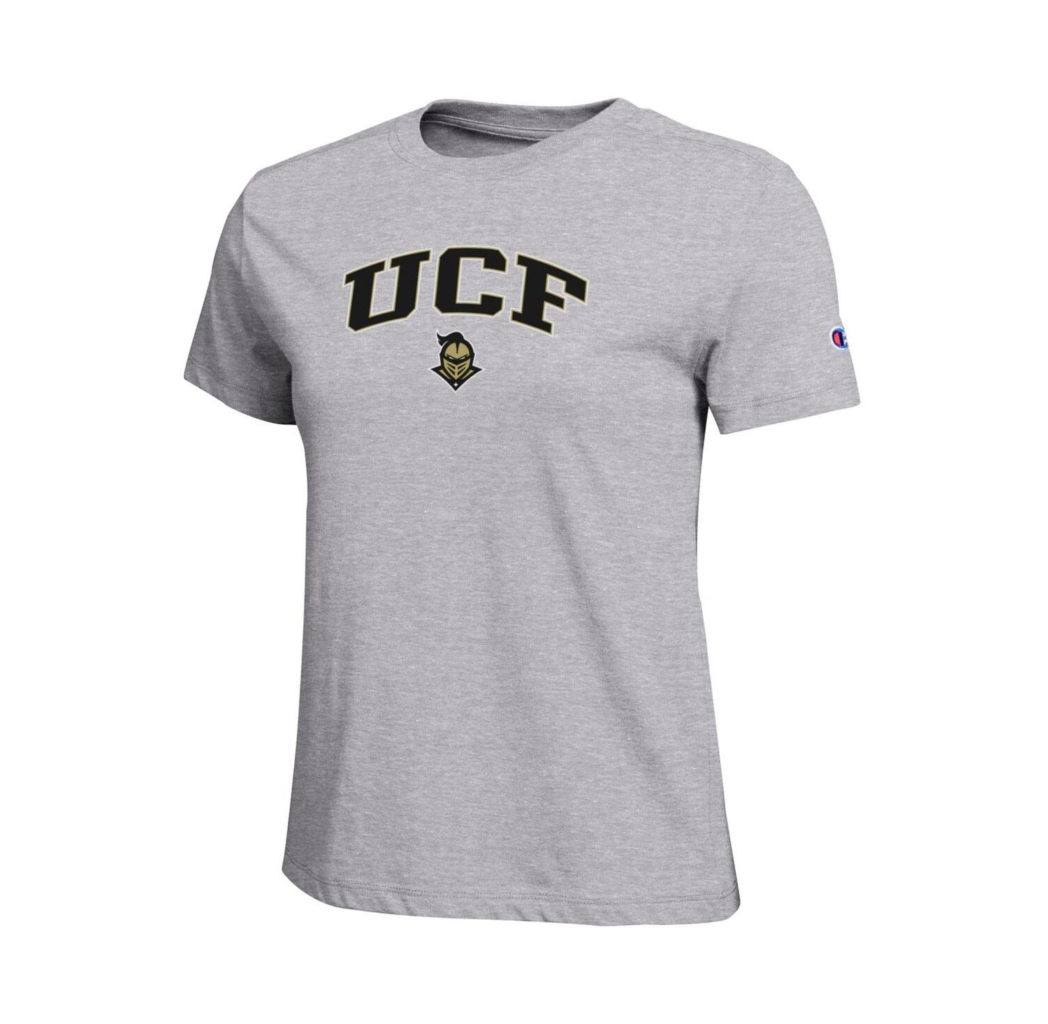 Women's Gray UCF Knights Arched Over Logo T-Shirt