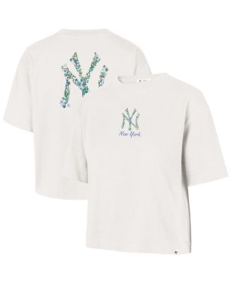'47 Brand - Women's Natural New York Yankees Full Bloom Cropped T-shirt
