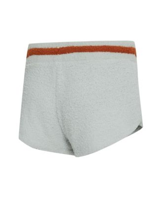 Women's 2-Piece Gray/Orange Texas Longhorns Whitley Long Sleeve Hoodie Top and Shorts Set